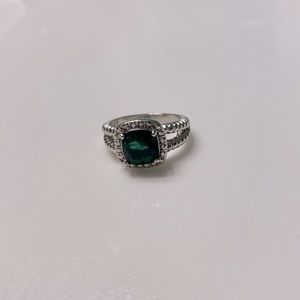 Green Garnet Ring